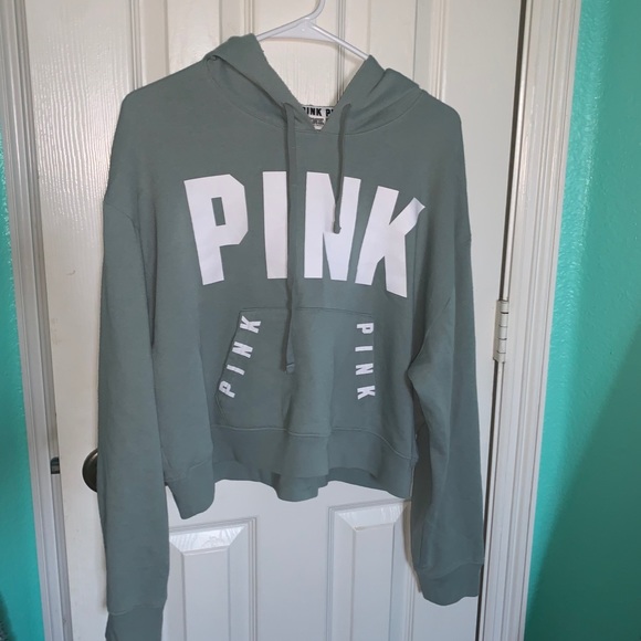 crop PINK sweatshirt/hoodie